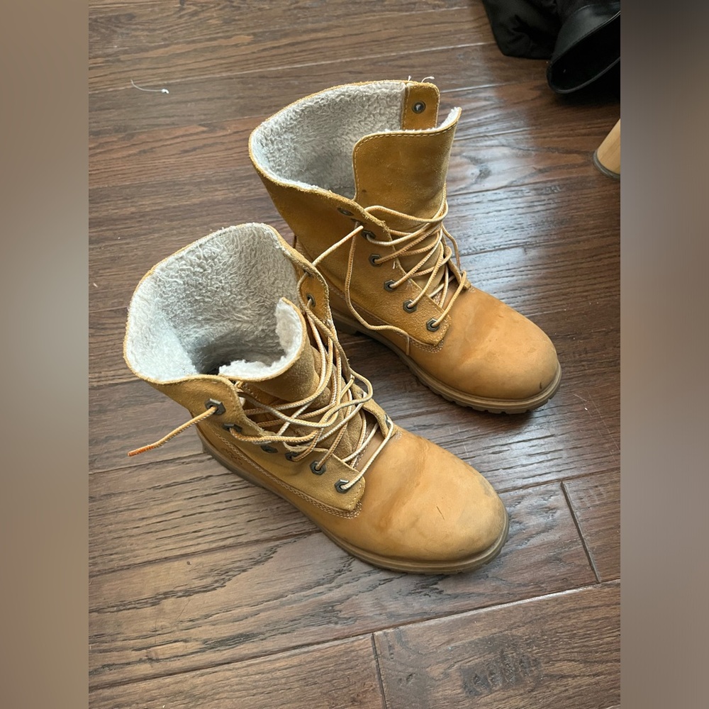 Timberland Boots with Sherpa Lining